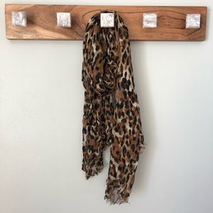 Merona leopard print scarf